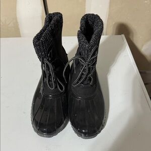 Sporto Black Ankle Boots